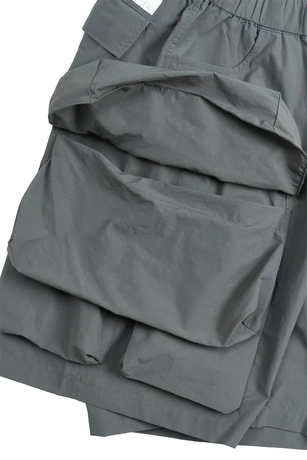 With Belt Workwear Men’s Summer Sports Loose Outdoor Large Pocket Zipper Design Wide Leg Shorts