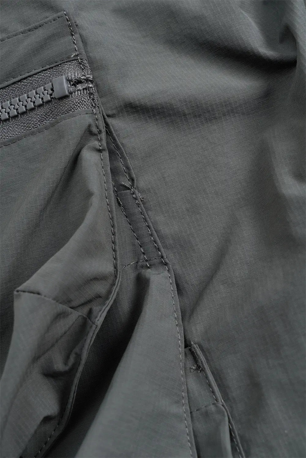 With Belt Workwear Men’s Summer Sports Loose Outdoor Large Pocket Zipper Design Wide Leg Shorts