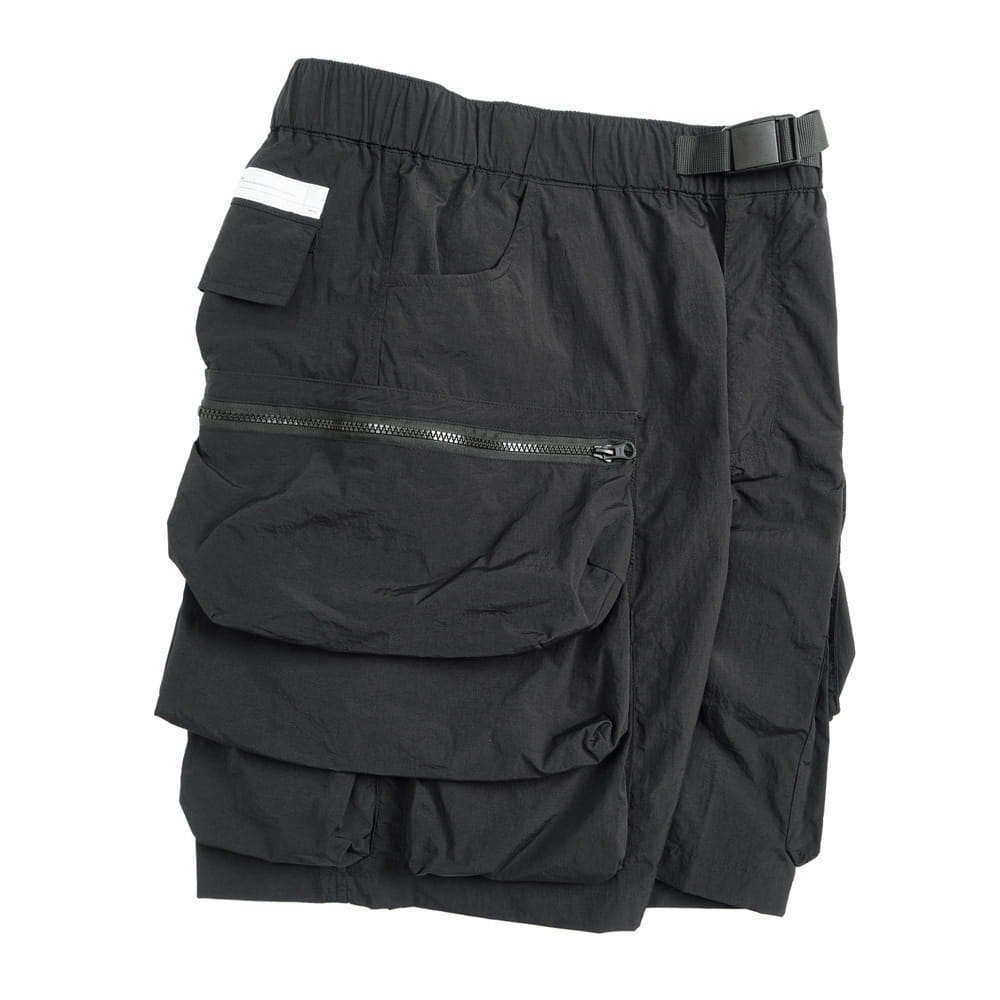 With Belt Workwear Men’s Summer Sports Loose Outdoor Large Pocket Zipper Design Wide Leg Shorts