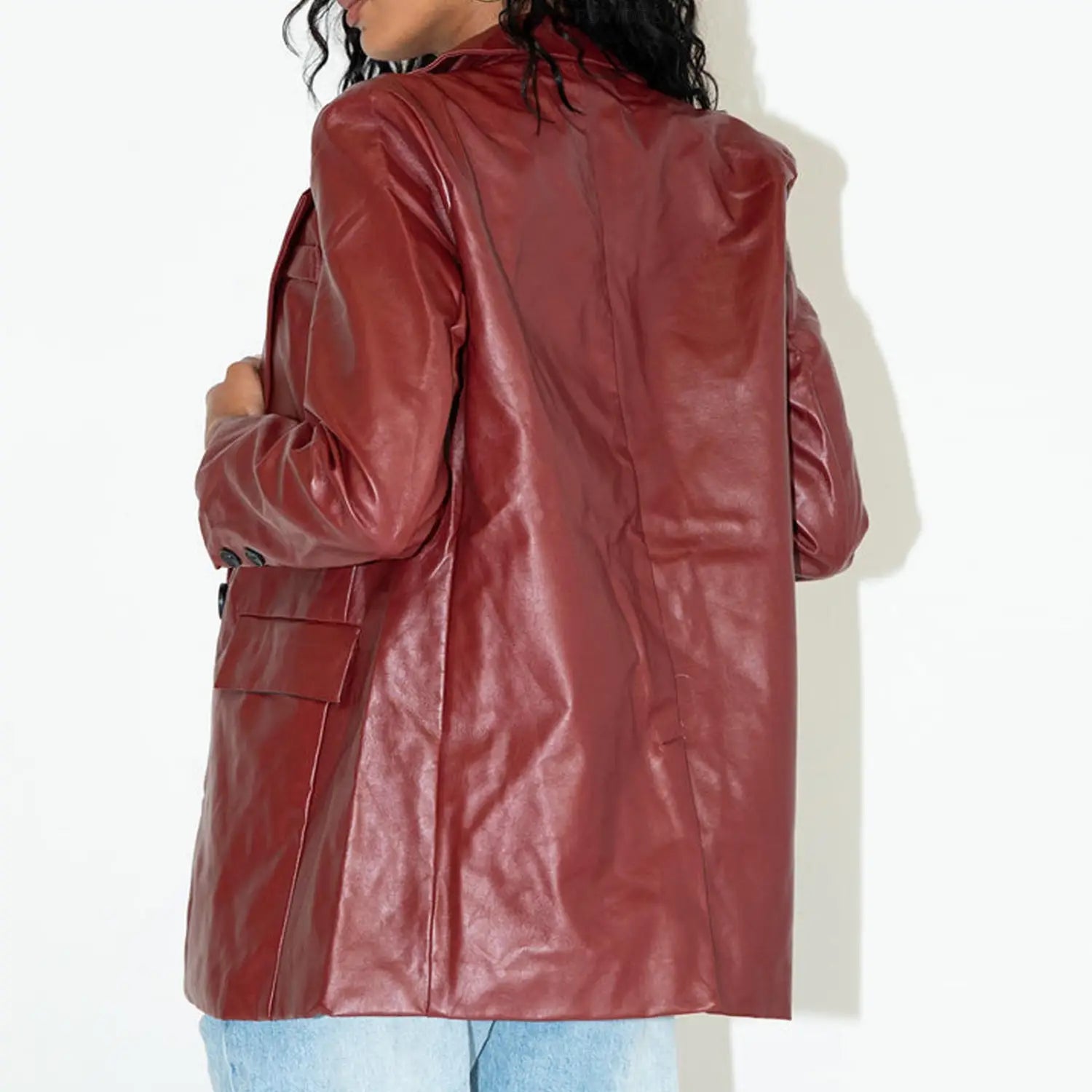 Women’s Versatile Casual Warm Leather Jacket