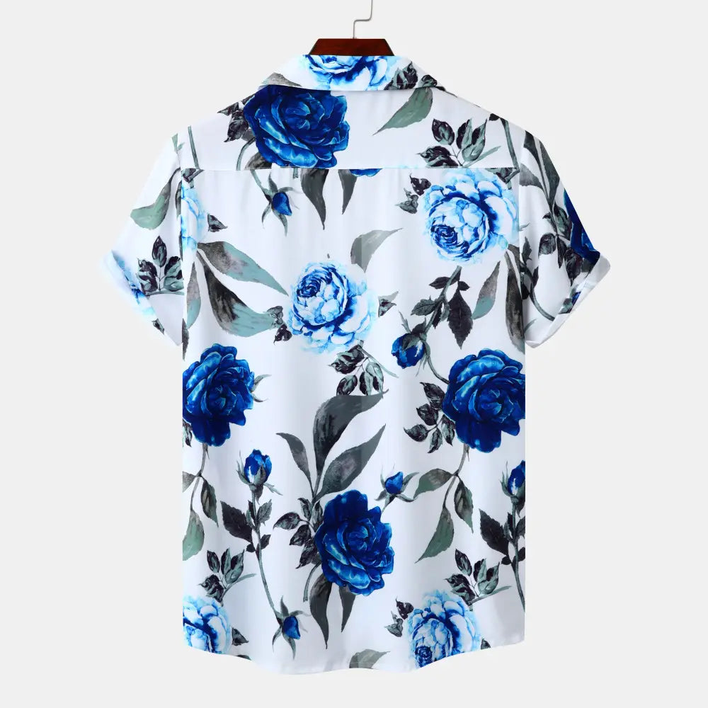 Youth Vacation Casual Beach Style Short Sleeve Men