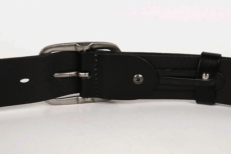 First Layer Cowhide Niche Pagoda Decorative Rivets Street Punk Belt
