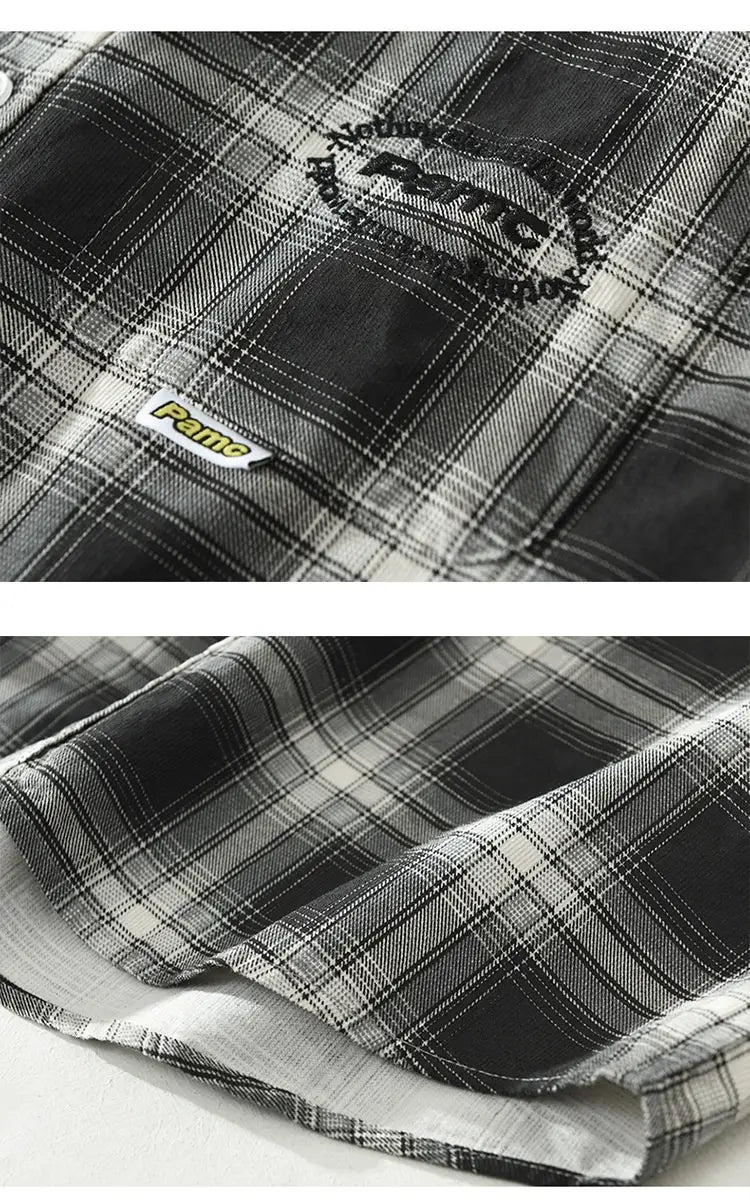 Artistic All-match Loose Comfortable Casual Plaid Long Sleeve Shirt