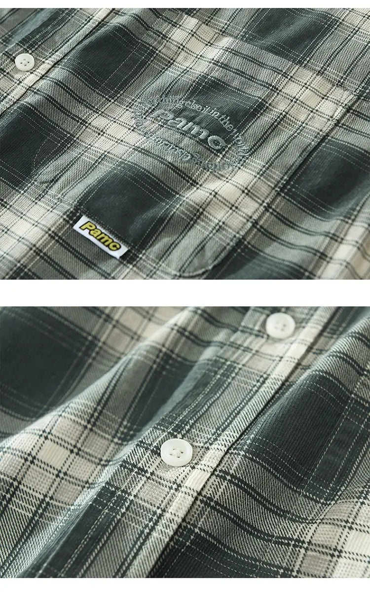 Artistic All-match Loose Comfortable Casual Plaid Long Sleeve Shirt