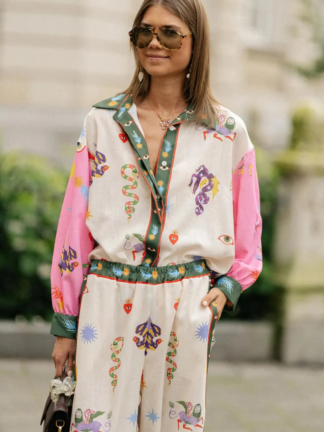 Asian Printing Size Luxury Clothing Explosion