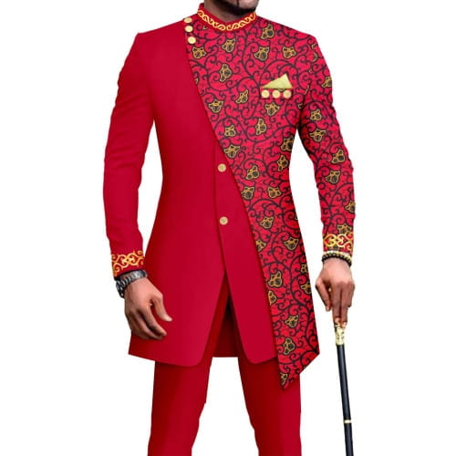 One Piece Dropshipping African Men’s Slim L Two-piece Suit