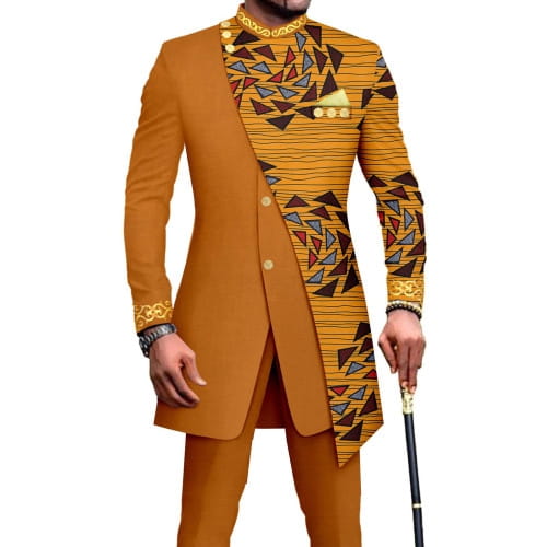 One Piece Dropshipping African Men’s Slim L Two-piece Suit