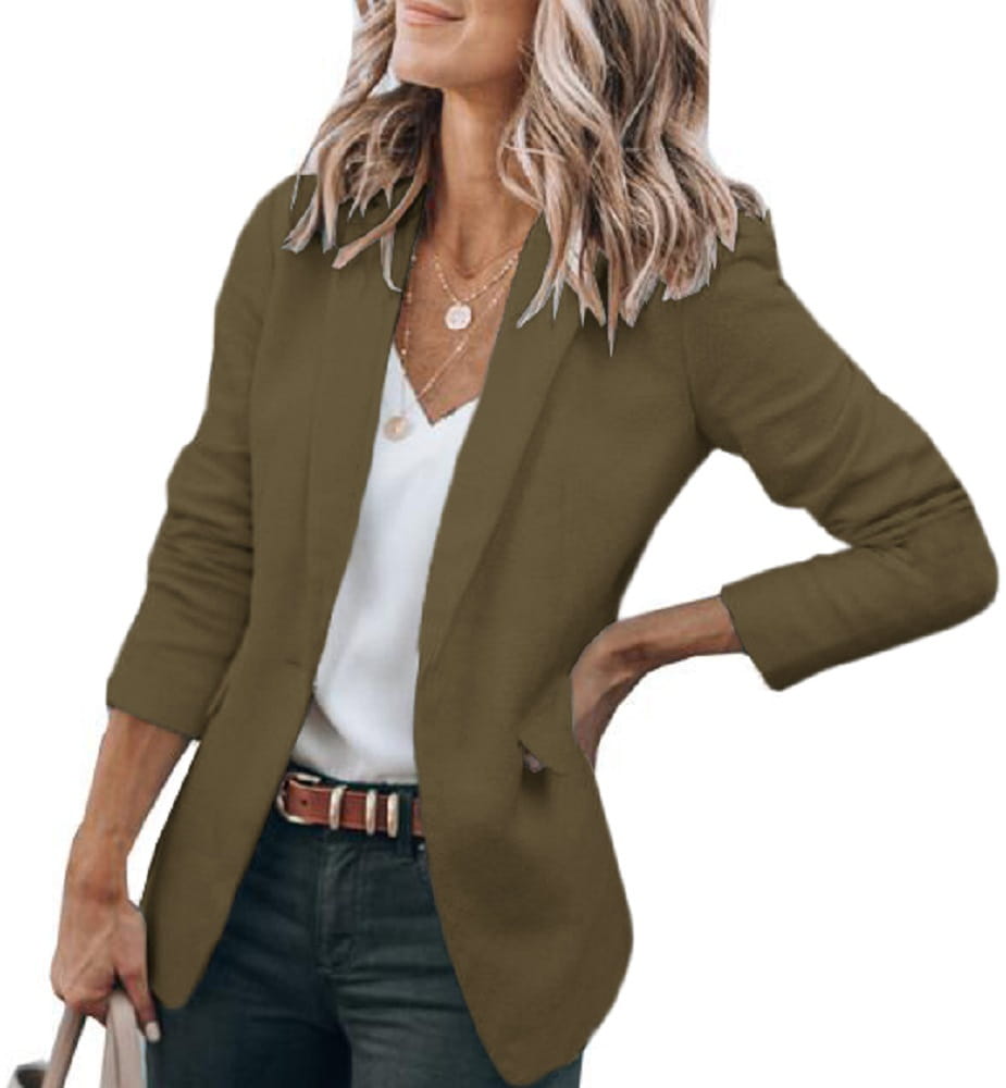 Amazon Cross-border Foreign Trade Women’s New Suit Jacket Temperament Commute Slim Jacket