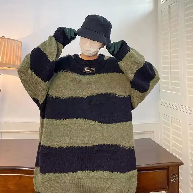 Simple All-match Round Neck Pullover Sweater