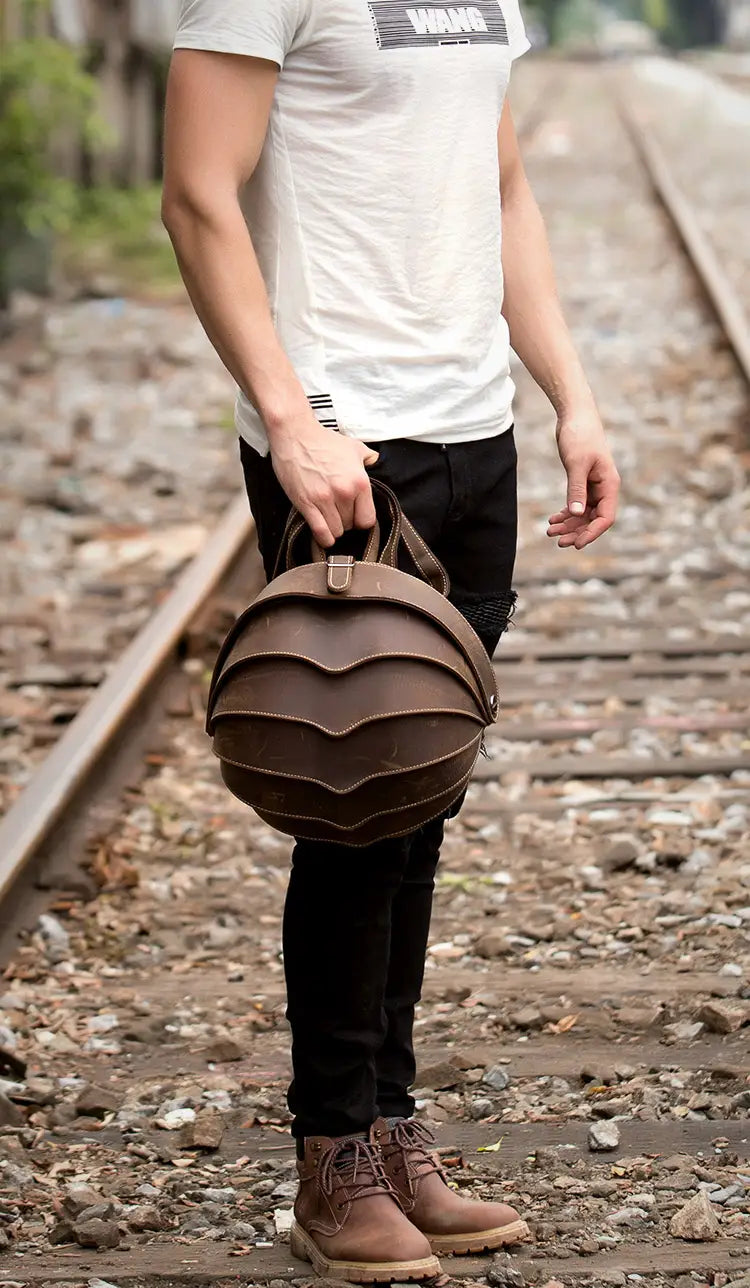 Unisex Retro Vintage Handmade Backpack