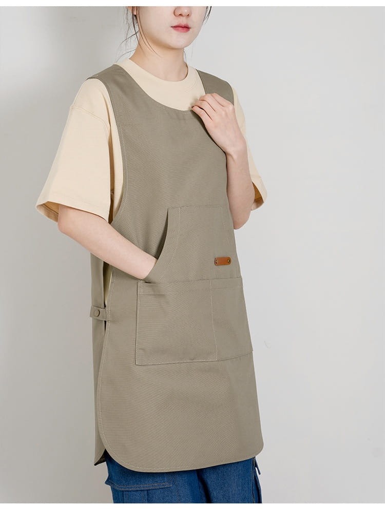 Coffee Shop Milk Tea Shop Hair Overclothes Vest