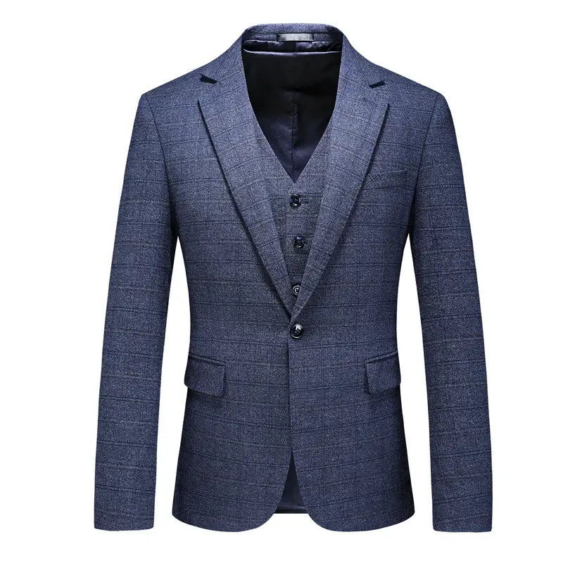 Three-piece Suit For The Groom’s Wedding Dress