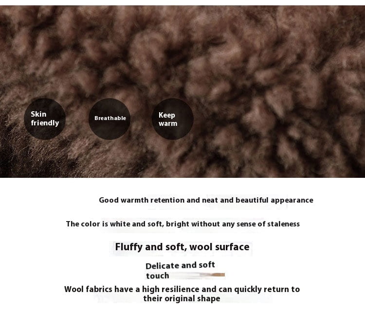 Women’s Thick Faux Cashmere Coat Mid-length