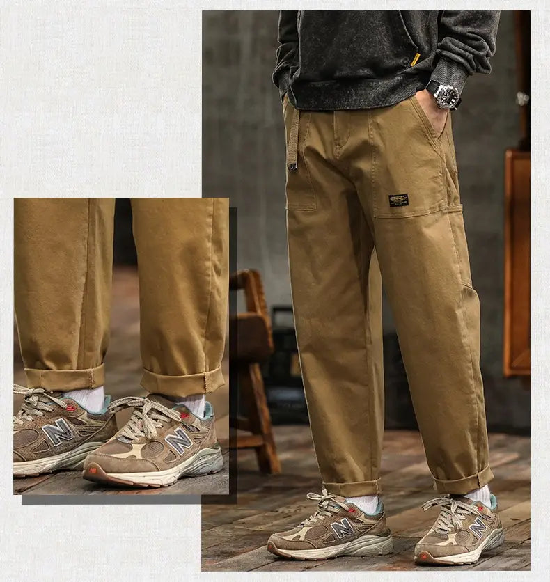 Trendy Men’s Clothing Retro Overalls Fashion Brand