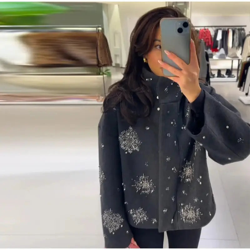 Autumn And Winter Women’s Jacket Personality Street Loose