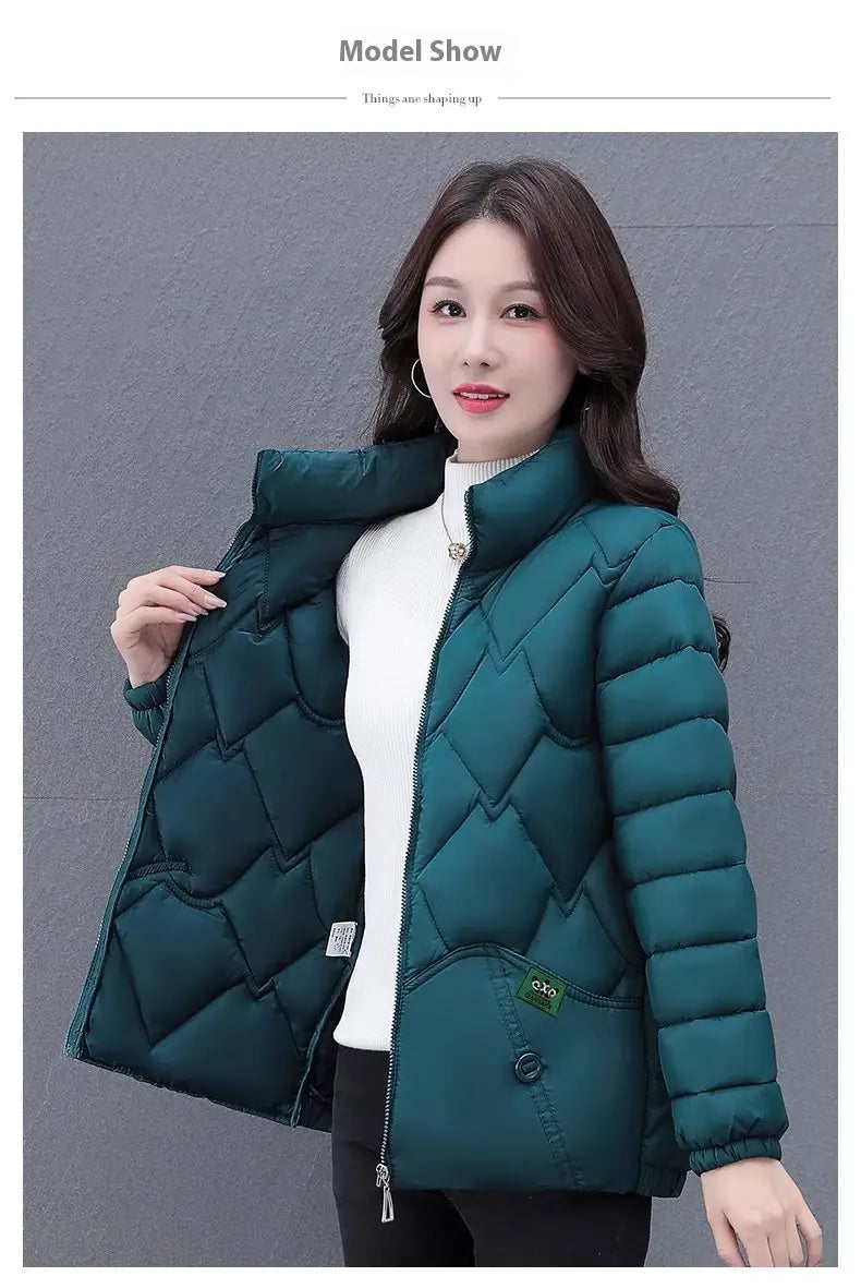 High-end Down Cotton-padded Coat For Women Winter Thickened
