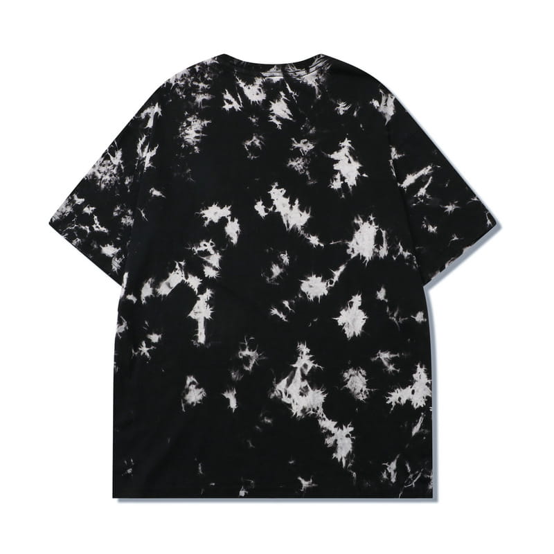 Hip Hop T-Shirt Striped Swirl Half Sleeves