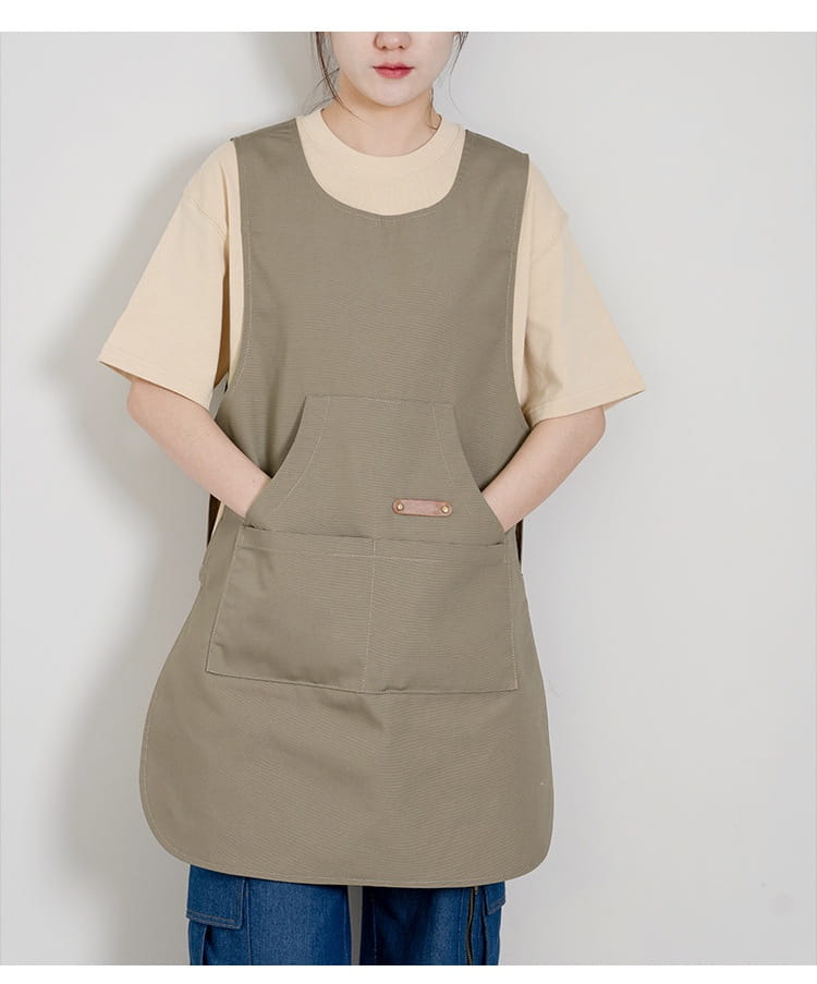 Coffee Shop Milk Tea Shop Hair Overclothes Vest