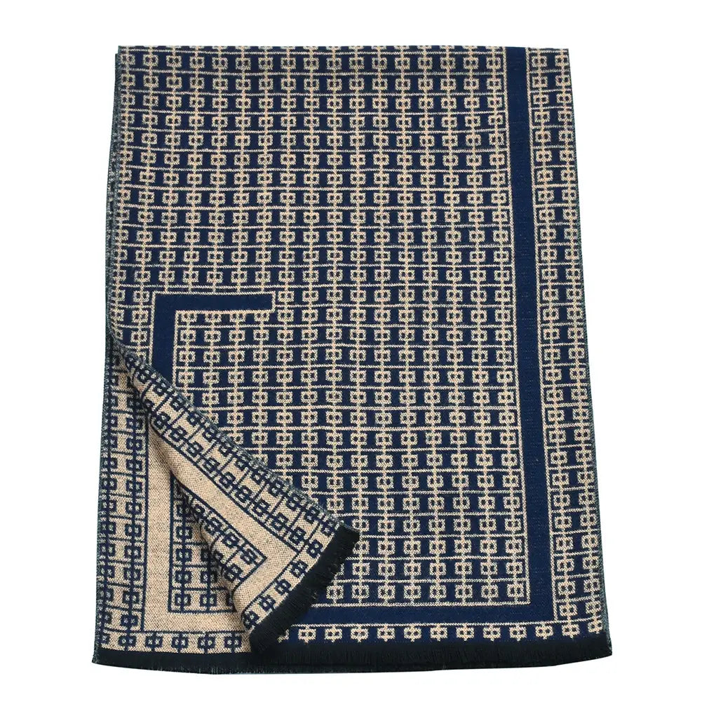 Double-sided Thick Warm Korean Men’s Knitted Scarf