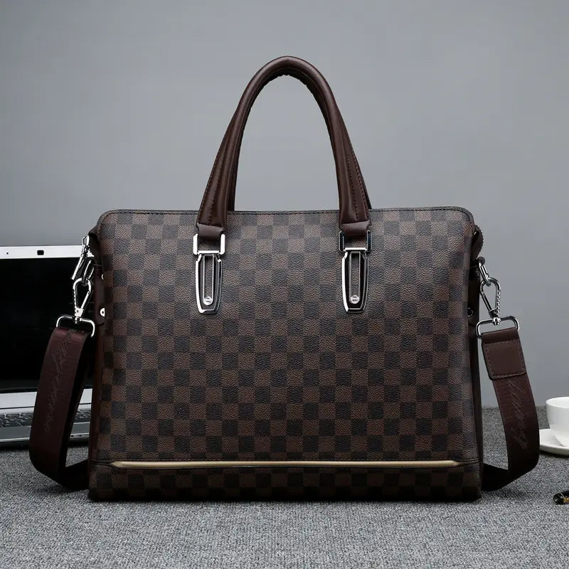 Geometric Leather: High-End Fashion Online