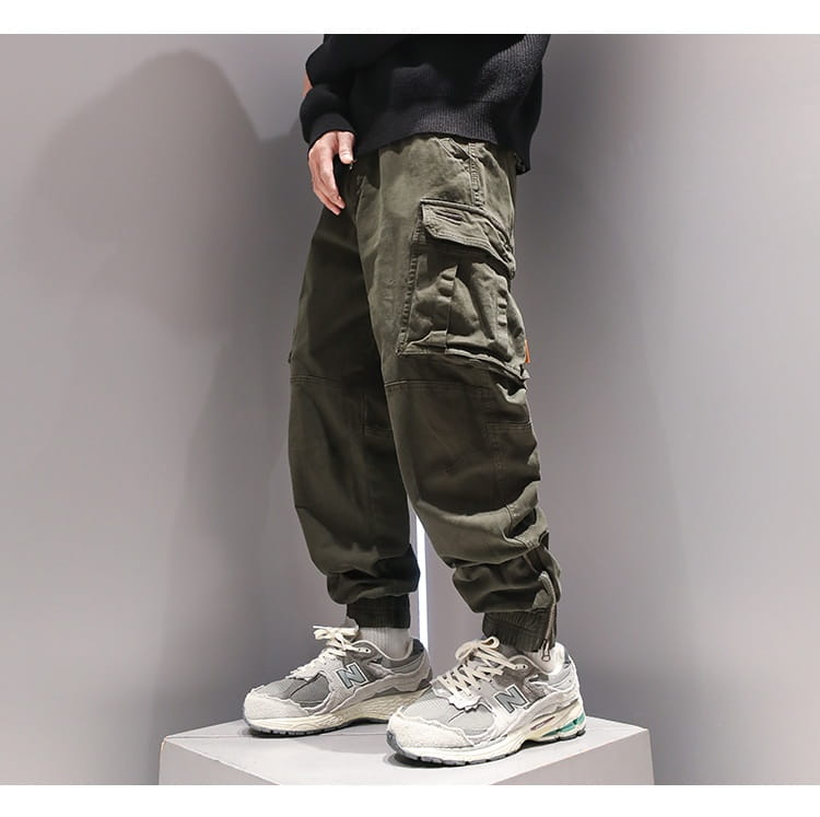 Foot Binding Zipper Design Niche Casual Pants