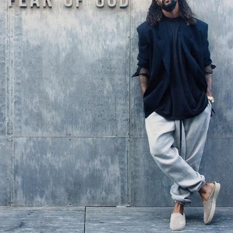 Cotton versatile small foot sports pants