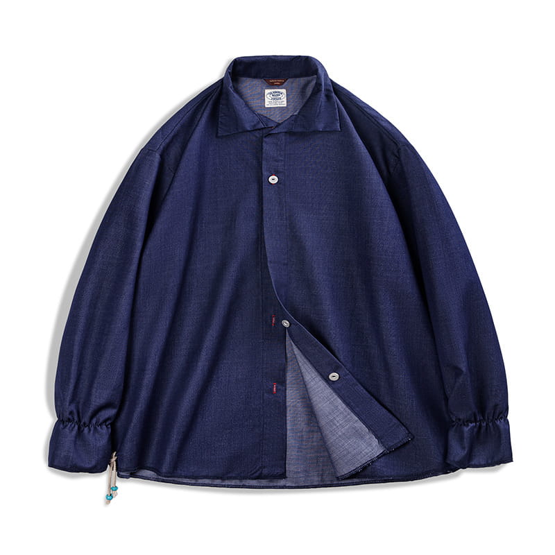 Tooling American Style Loose Lapel Thin Long Sleeve