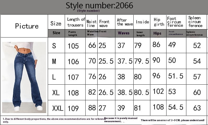 Women’s Stretch Pants Denim Retro Washed