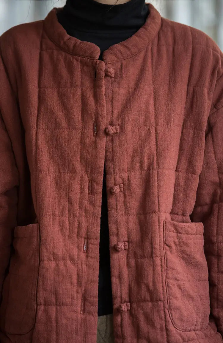 Fashion Artistic Women’s Short Cotton-padded Coat