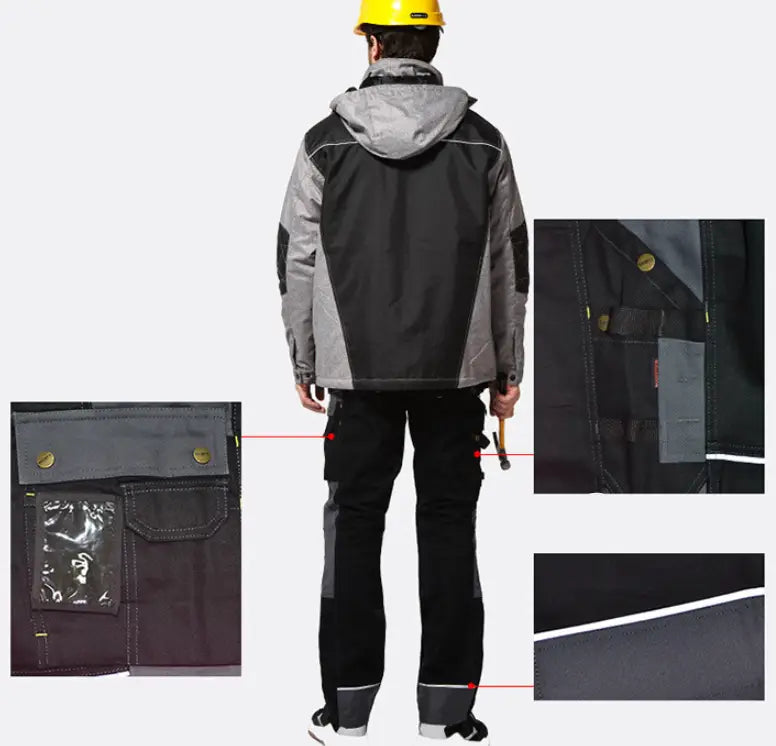 Winter Cotton Wear-resistant Labor Insurance Electrician Overalls