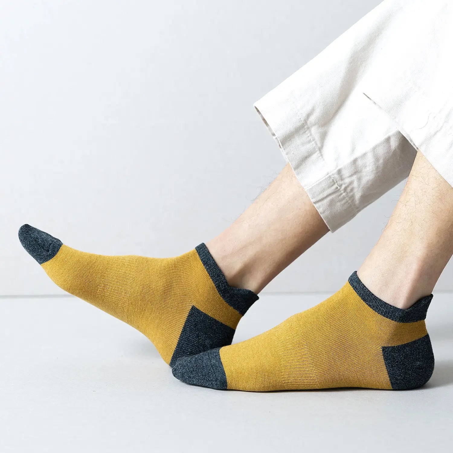 Combed Cotton Bottom Sweat-absorbing Deodorant Anti-ankle Socks Low-cut Men’s Retro Waist