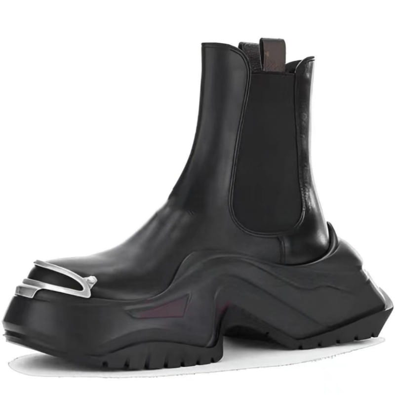 Men’s Thick-soled Inner Elevating Boots