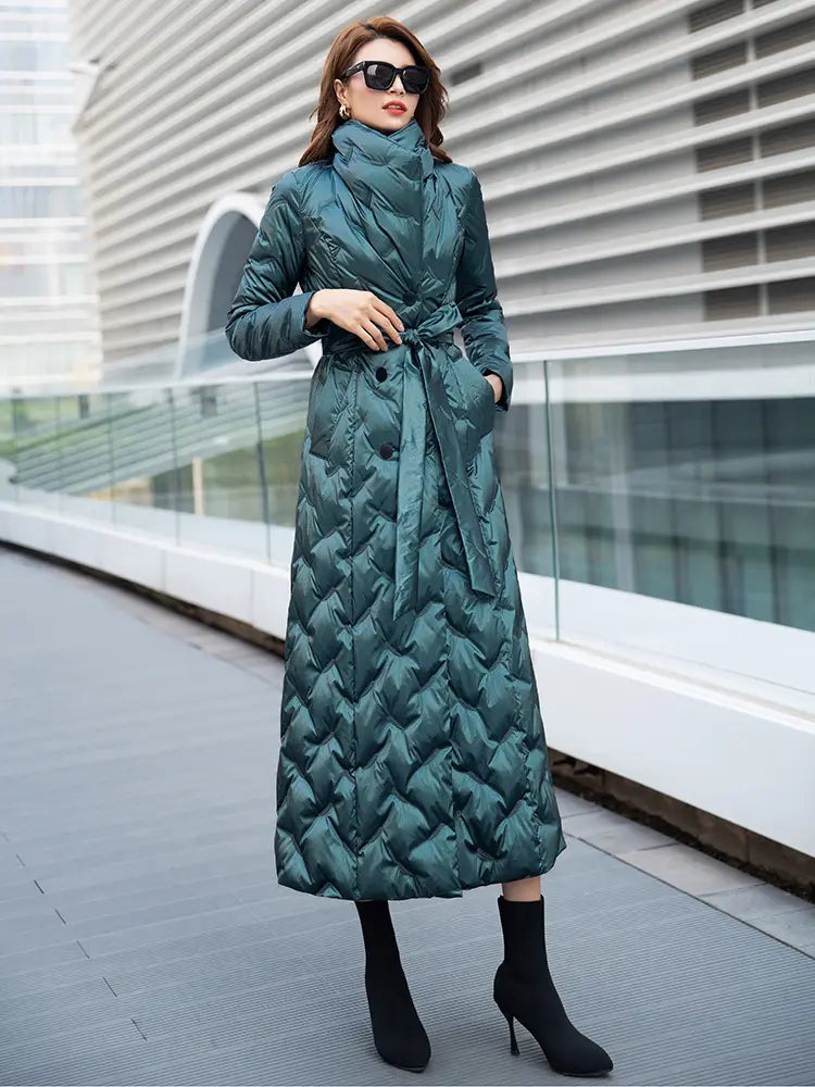 Women’s long down jacket