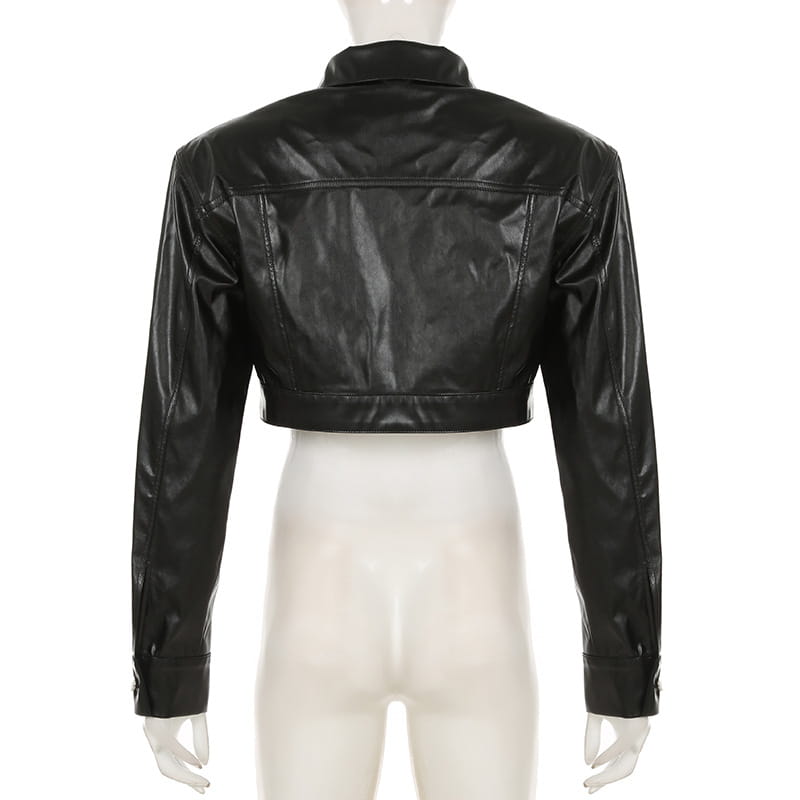 Autumn Hot Girl All-matching Biker’s Leather Jacket Women