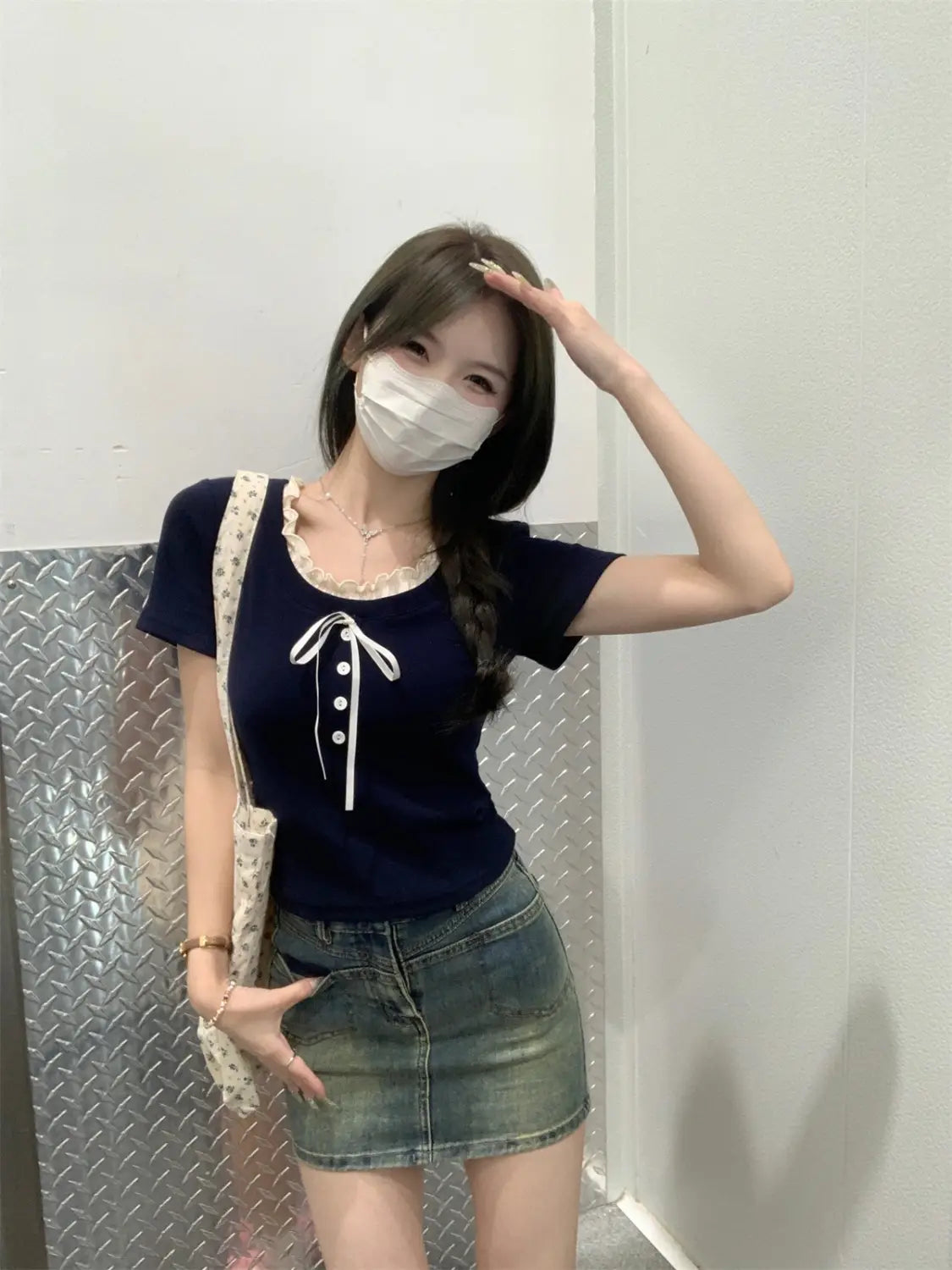Sweet And Spicy Design Slim Fit Slimming Short Top