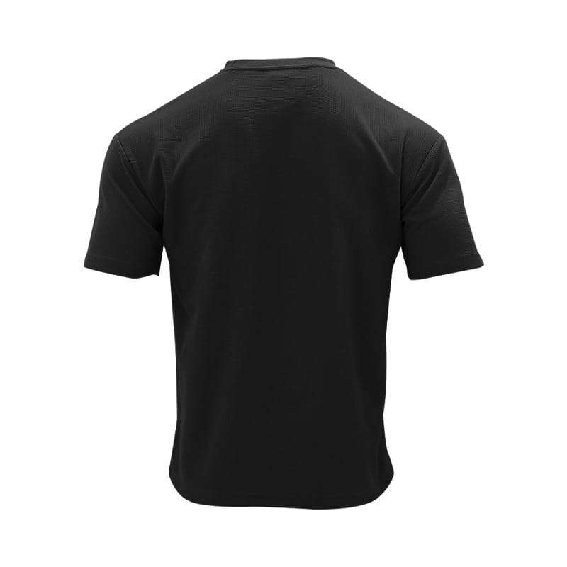 Waffle Round Neck Pocket Short-sleeved Shorts Casual Sports Suit