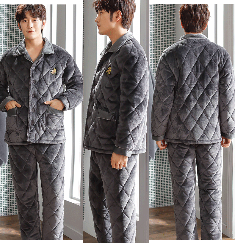 Winter thick men’s pajamas