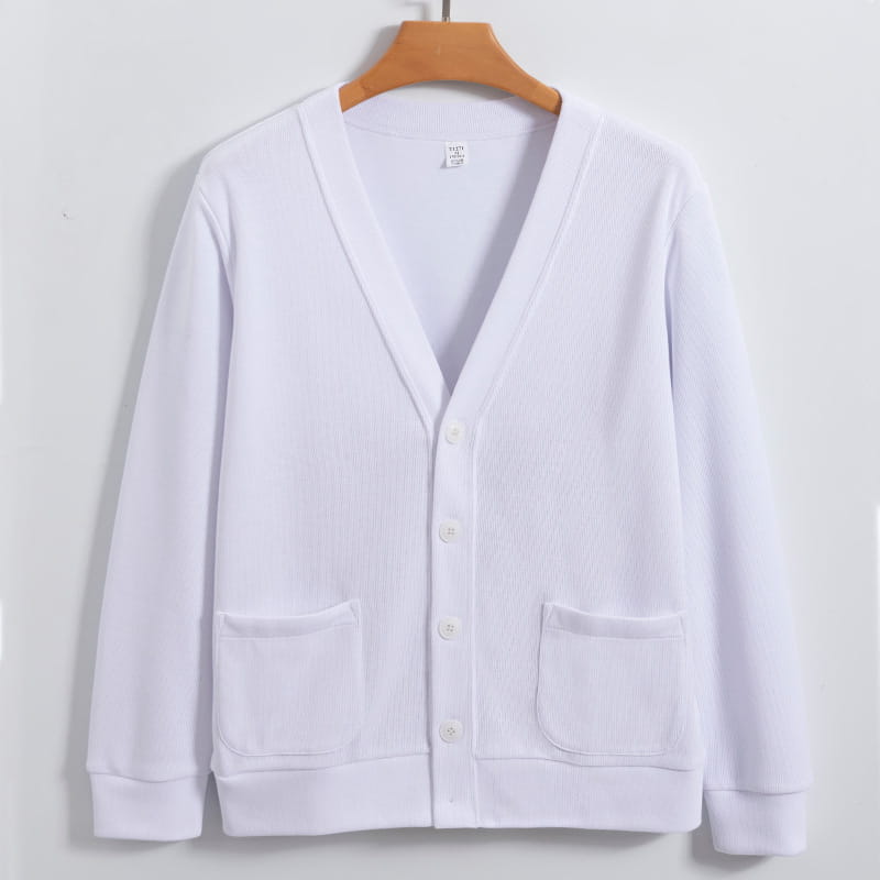 Machine Washable Xinjiang Cotton V-neck Sweatshirt Men