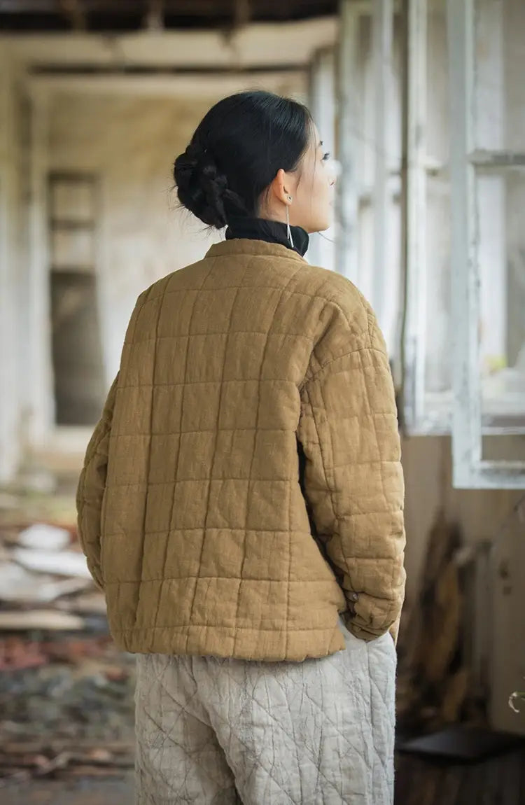 Fashion Artistic Women’s Short Cotton-padded Coat