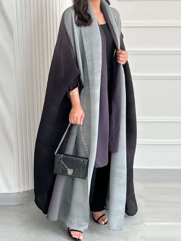 Sanzhai Shoulder Cloak Coat Pleated Loose Plus Size Scarf