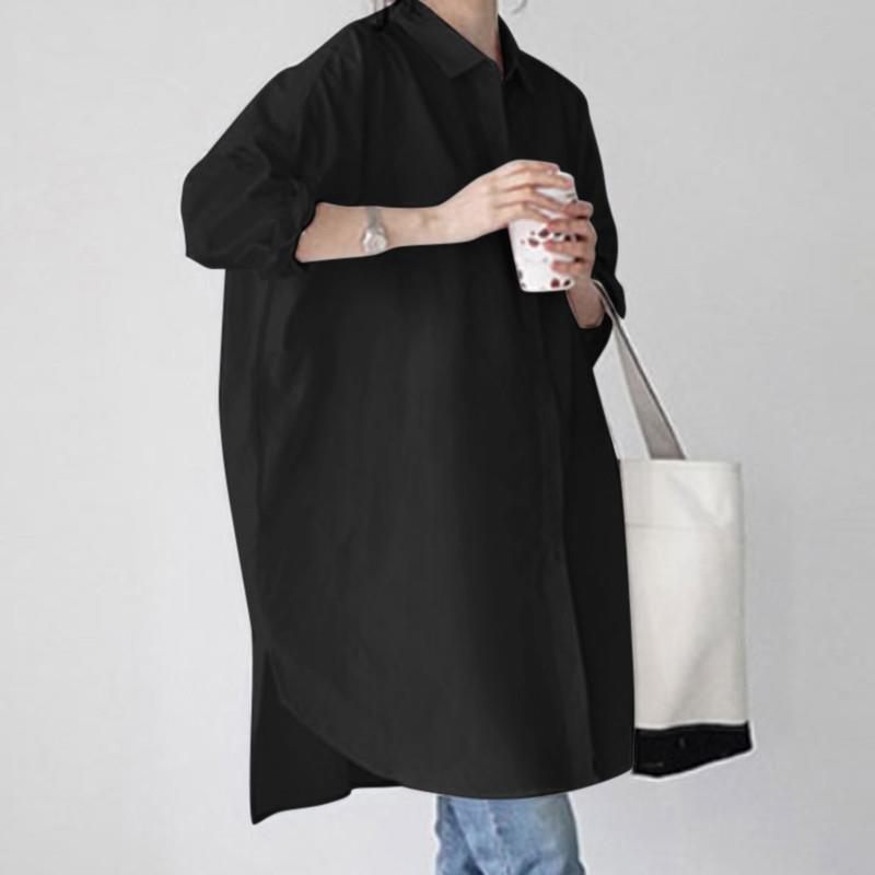Women’s Long Sleeve Loose Casual Irregular Top