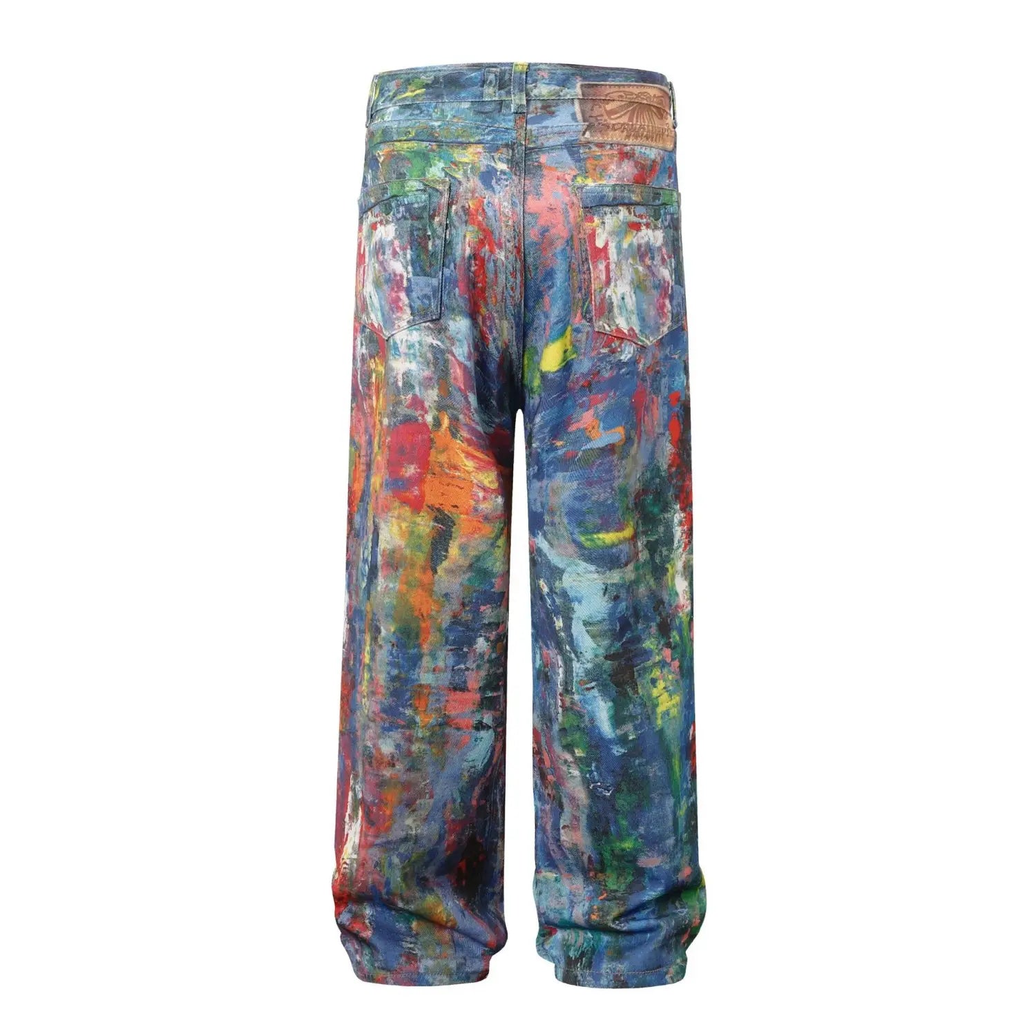 Spring New Retro Heavy Industry Loose Design Jeans
