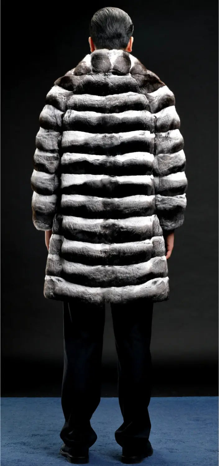 Fur Coat Artificial Mink Hair Marten Overcoats Mid-length