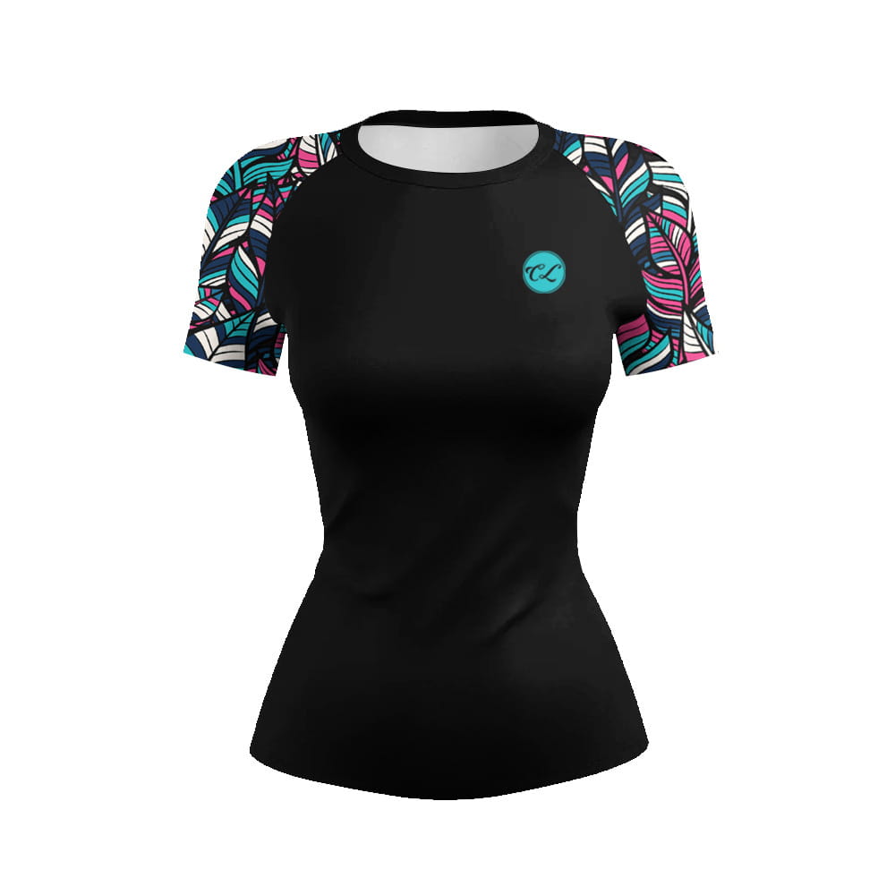 Women’s Sports And Leisure Fitness Breathable Round Neck Short Sleeve