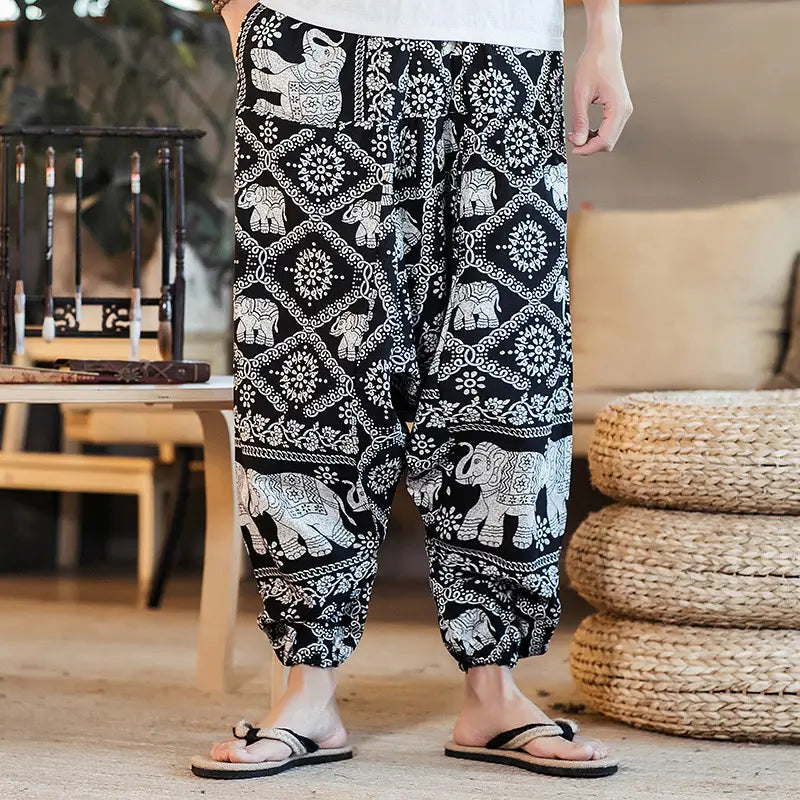 Printed men’s Capris