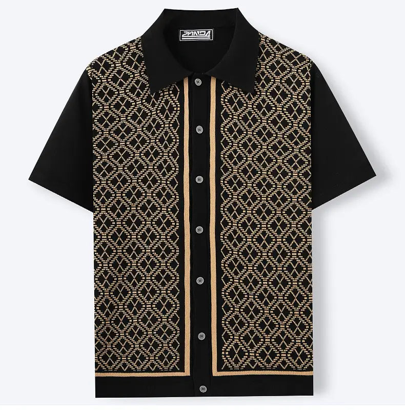 European And American Style Men’s Casual Jacquard Sweater