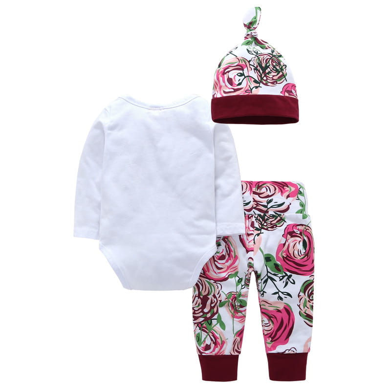 Flower Suit Baby Long Sleeved Romper