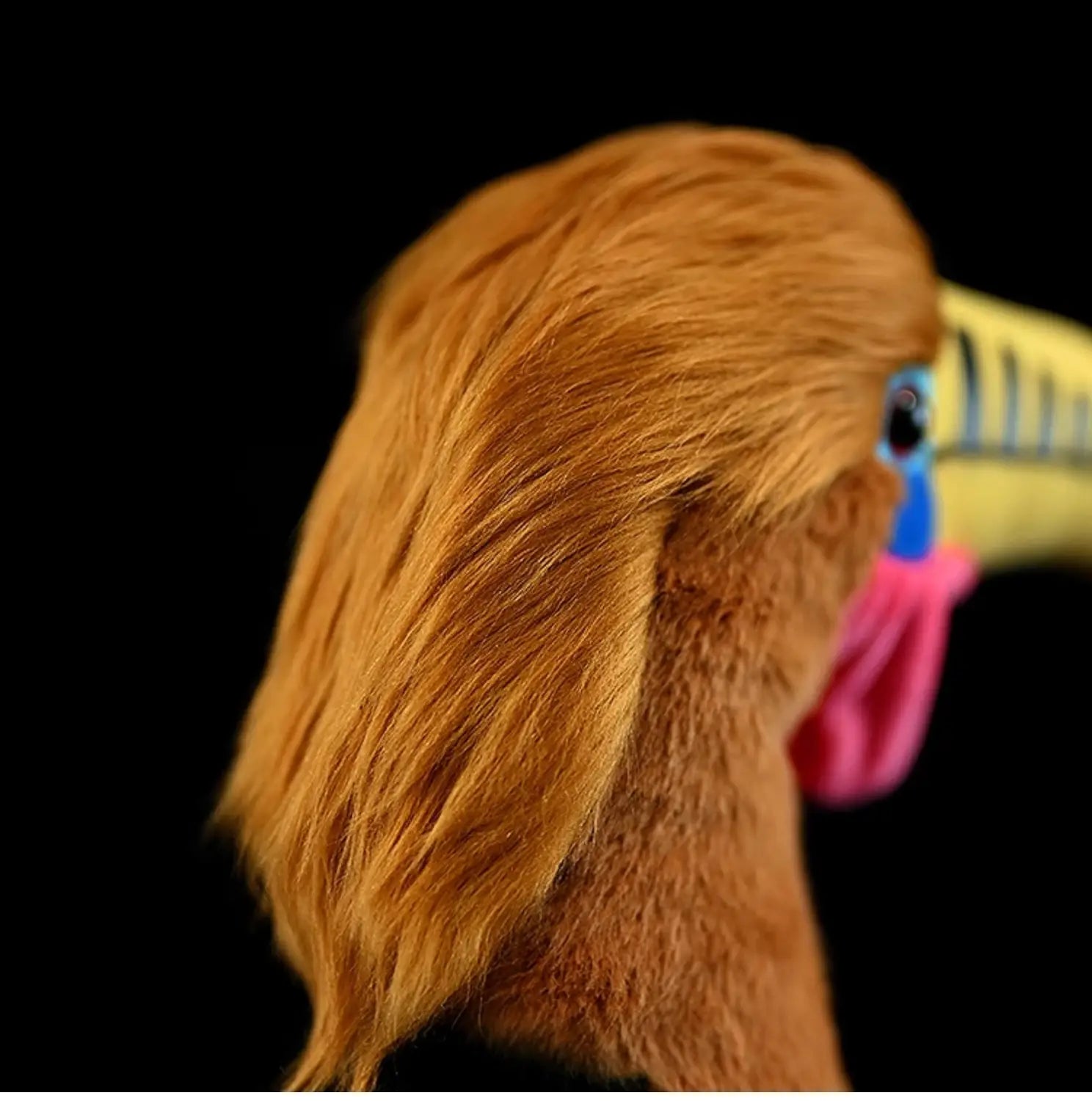 Brown-necked Hornbill Doll Without A Helmet