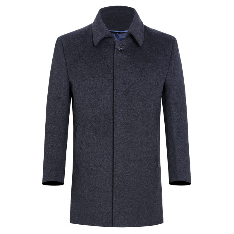 Cashmere coat down liner thick woolen coat
