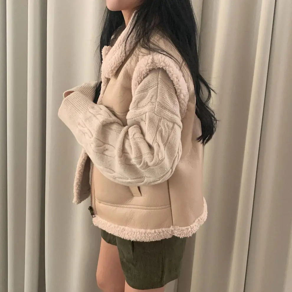 All-match Zipper Vest Jacket Coat For Women